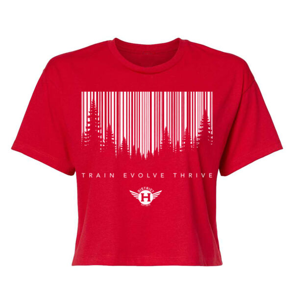 TRAIN EVOLVE THRIVE - WOMEN'S CROP T-SHIRT Thumbnail
