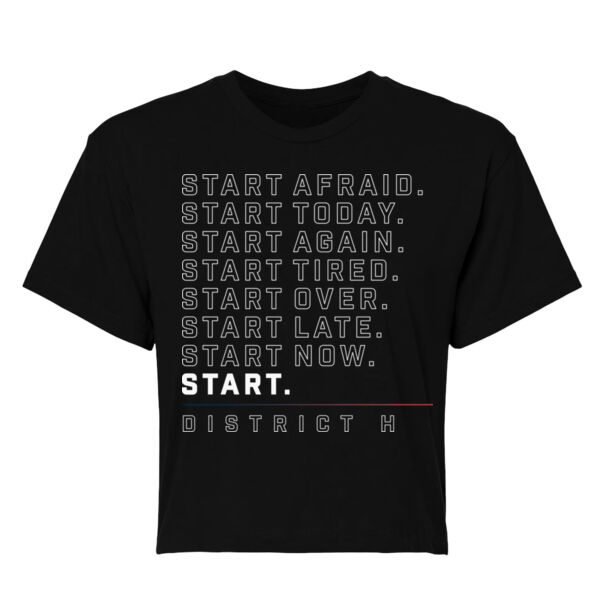 JUST START - WOMEN'S CROP T-SHIRT Thumbnail